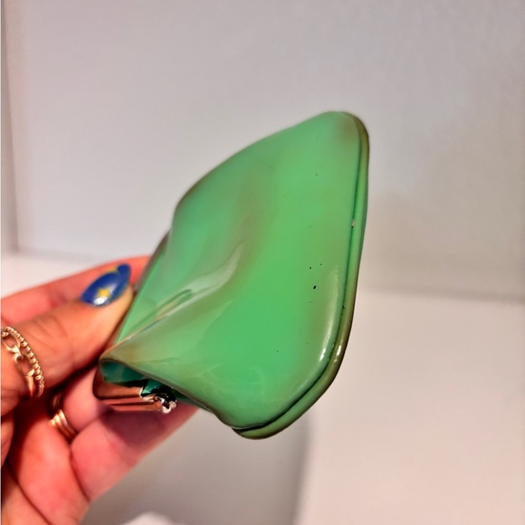 Tiffany & Co. Patent Leather Kisslock Coin Purse - stained - Picture 11 of 15